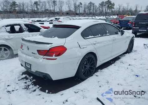 2016 BMW 640I Gran Coupe xDrive z USA, uszkodzony, nr VIN WBA6D2C59GGT66099